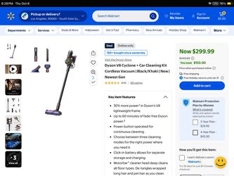 Dyson V8 cordless vacuum