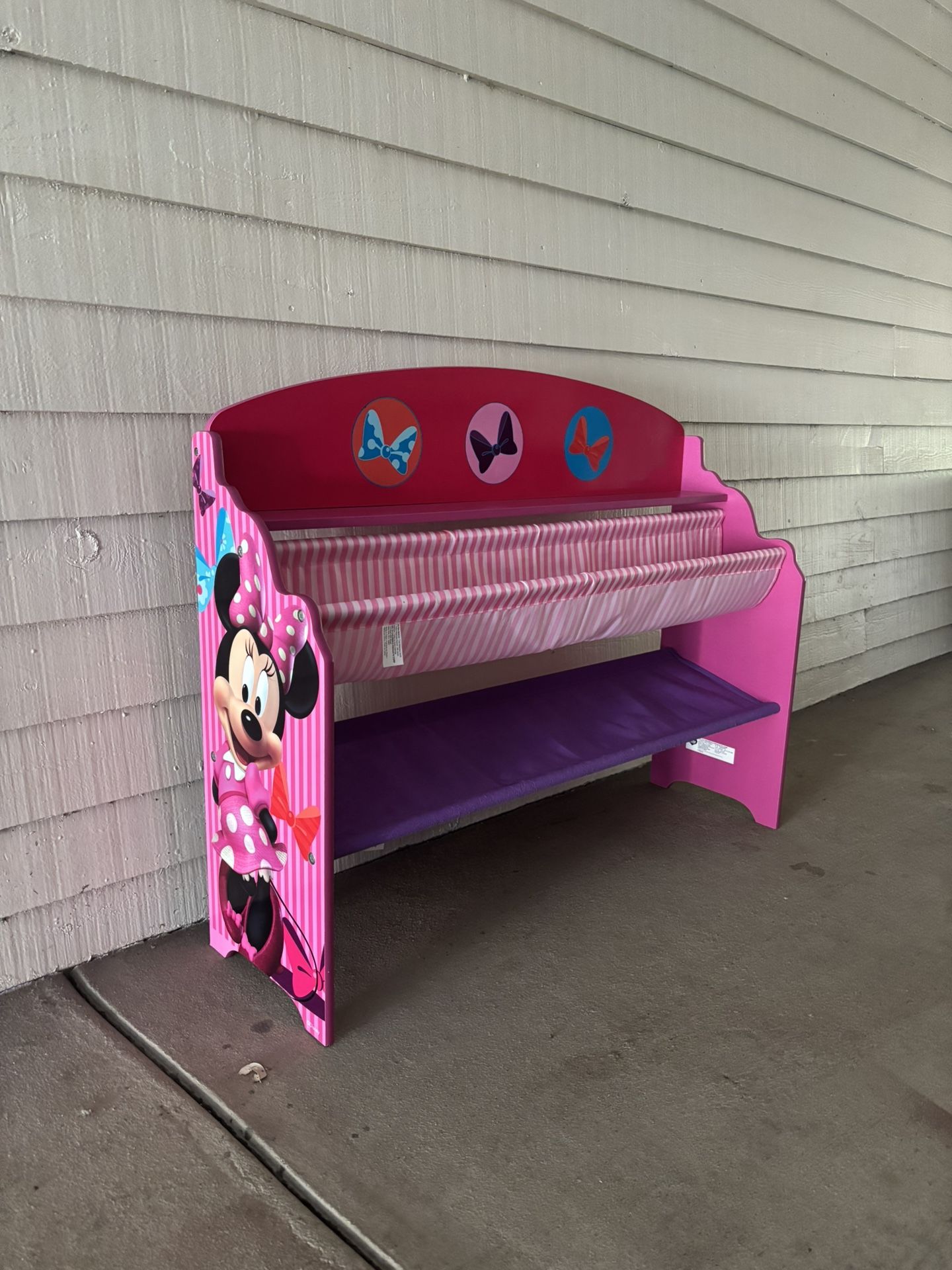 Minnie Mouse Kids Storage Shelf
