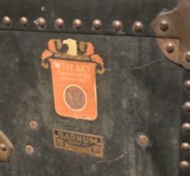 1920 circus wardrobe trunk