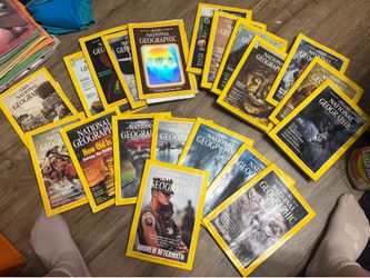 20 National Geographic’s all in good condition no rips or tears from 1977 to 2001 asking $20 for all located of Lake mead & Simmons area