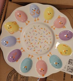Easter Deviled egg plater