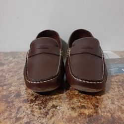 Cole Haan Mens Brown  Penny Loafers Sz 7  Wide Slip On Dress Shoes 