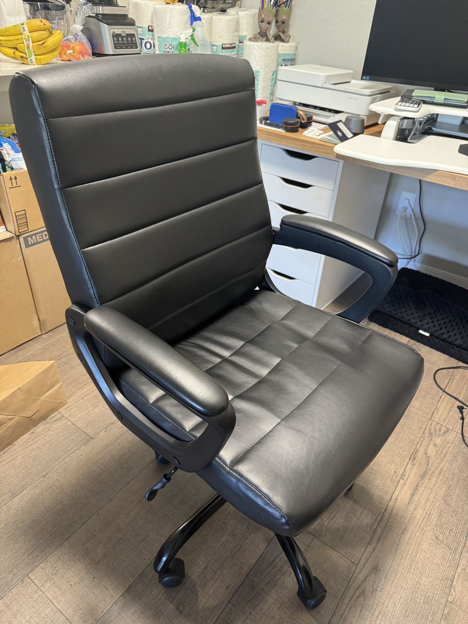 Premium Black Executive Office Chair - Living Style Singapore Brand