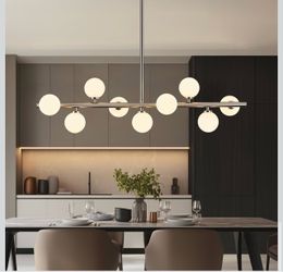 New Mid Century Modern Globe Sputnik Chandelier, 9-Light