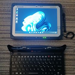 Full Rugged TouchScreen Panasonic ToughBook 2 in 1 Windows 11 Professional 
