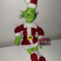 How The Grinch Stole Christmas Plush 2000 Universal Studios 18” Tag Attached VTG