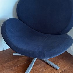 Blue  Swivel Chair