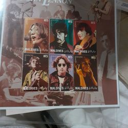 Rock and Roll Legend Stamps With Certificates