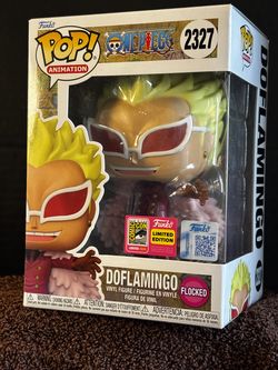 SDCC 2026 FUNKO ONE PIECE #2327 DOFLAMINGO LIMITED EDITION FLOCKED