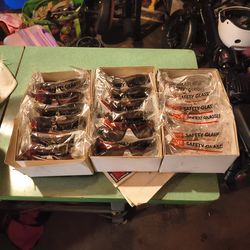 Uline ice wraparound anti-fog safety glasses