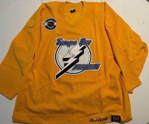 Victor Hedman SIGNED Tampa Bay Lightning Practice Jersey