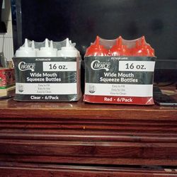 Condiment squeeze bottles