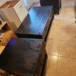 Wooden Tables 3 piece Living Room Set