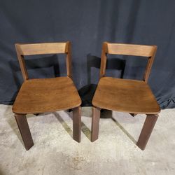 Solid Wood Low Back Dining Chair