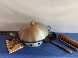 Wok Set with Lid/Utensils