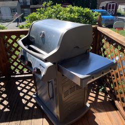 Stainless Steel Weber Grill