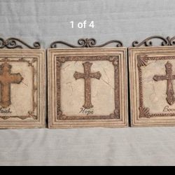 Plaques ...Faith. Hope. Love.