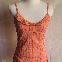 Silvergate Women's Camisole Sequin And Embroidered Top Size MED.