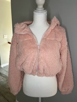 Urban Outfitters cropped sherpa jacket