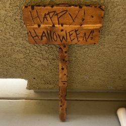 Halloween Sign 