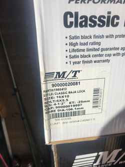 Michael Thompson Classic Baja Lock Wheels - SET OF 2. NOT 4.