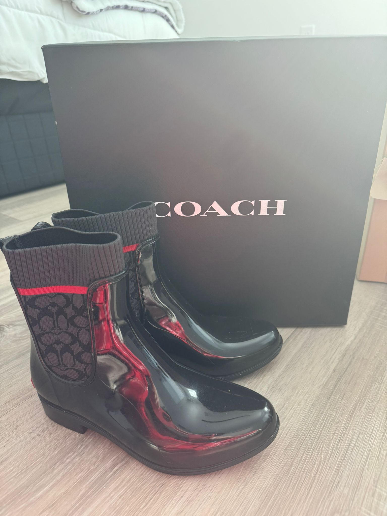 COACH & BURBERRY BOOTS