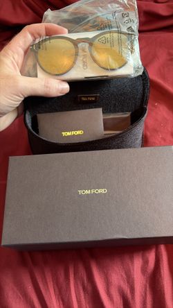 Tom Ford Aurele Dark Havana, Green Polarized Lenses
