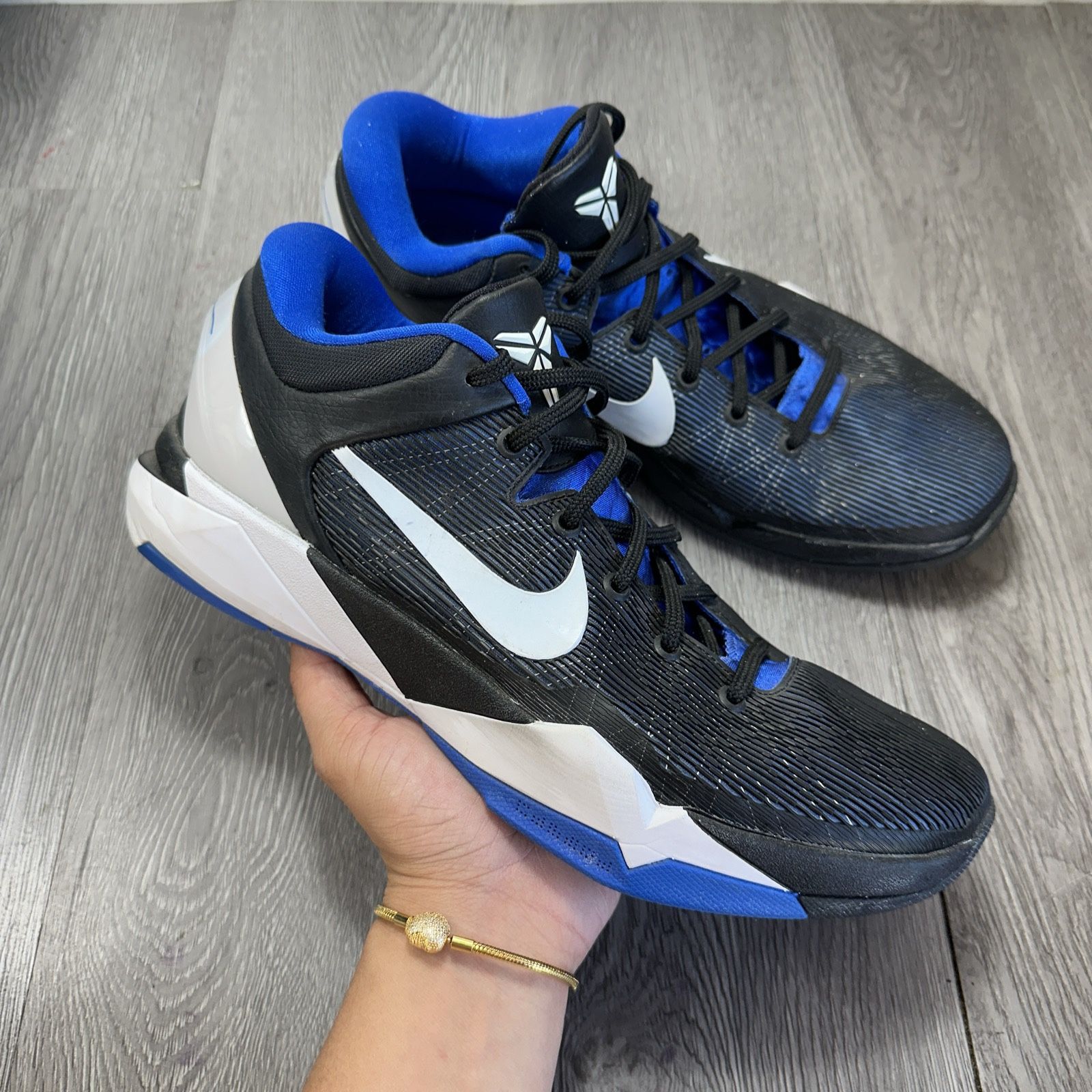 Nike Zoom Kobe VII 'Duke Blue' Basketball Shoes Sneakers Men's