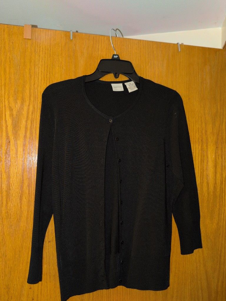 Merona Black Cardigan Size Small
