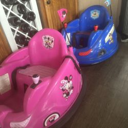 Minnie & Paw Patrol Bumper Carts