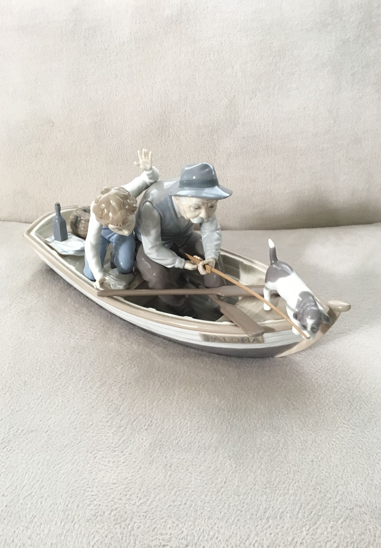 Lladro “Fishing with Gramps” Figurine