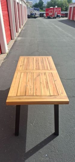 Solid wood dining table delivery available