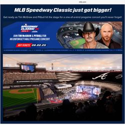 MLB Speedway Classic - Tickets with Parking Pass