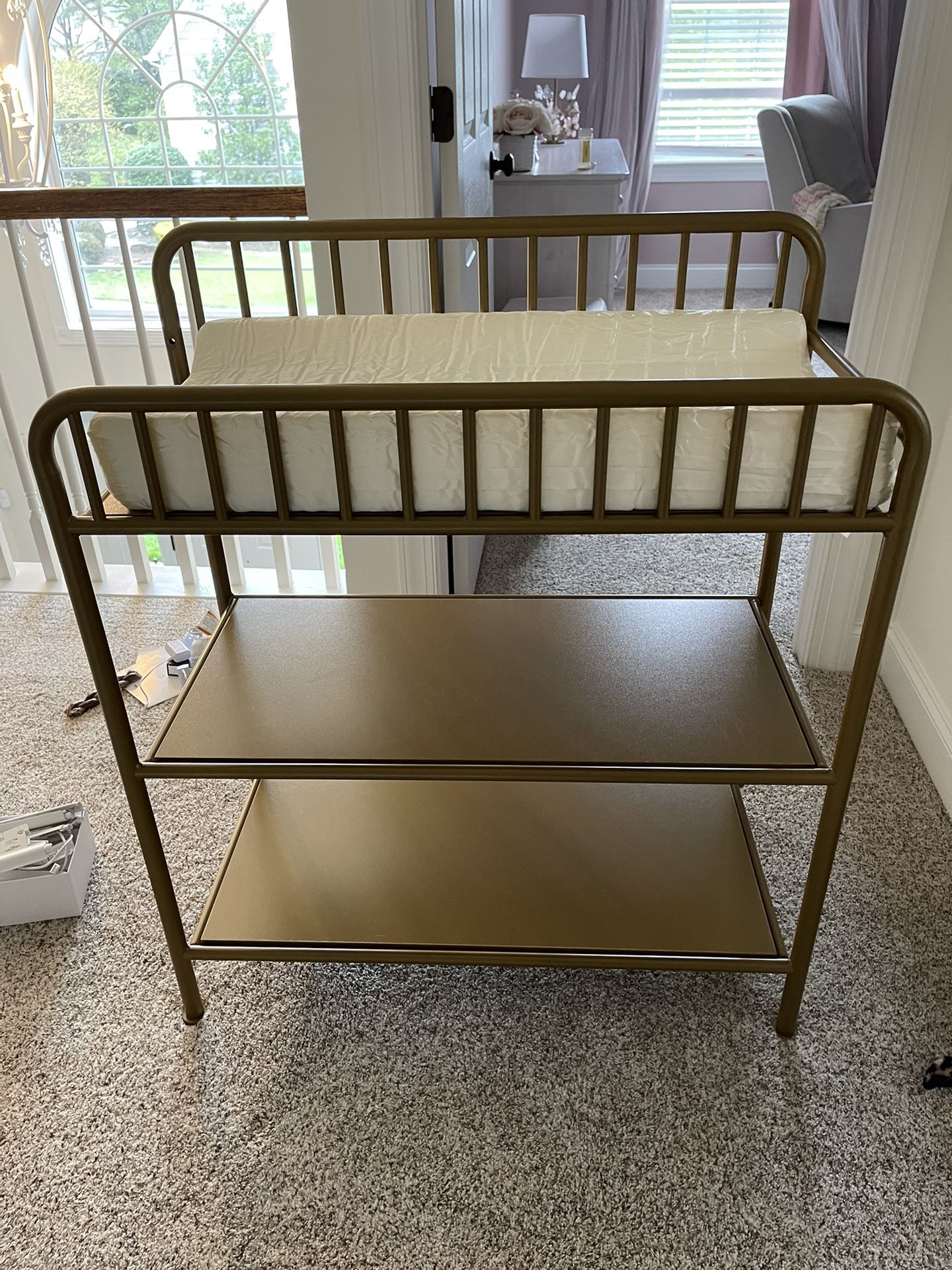 Gold Changing Table