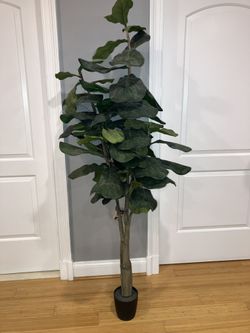 6’ Fake Plant With Weighted Base