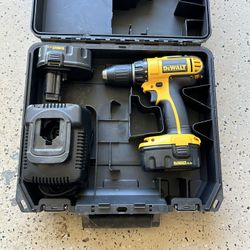 DeWalt Drill W/ Two Batteries And Charger