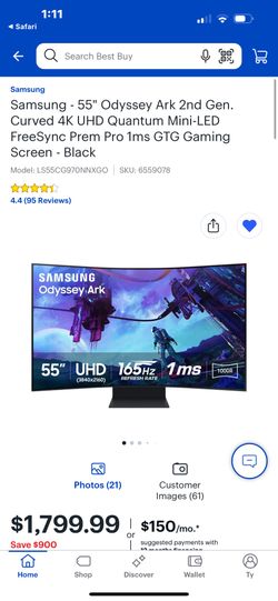 Samsung 55” Odessy Ark