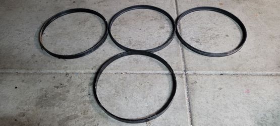 22" bass drum hoops