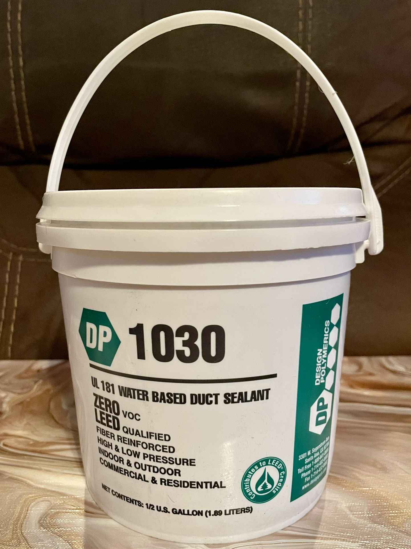 DP 1030 Professional DUCT SEALANT • UL-181 Water Based, Zero VOC, Indoor/Outdoor