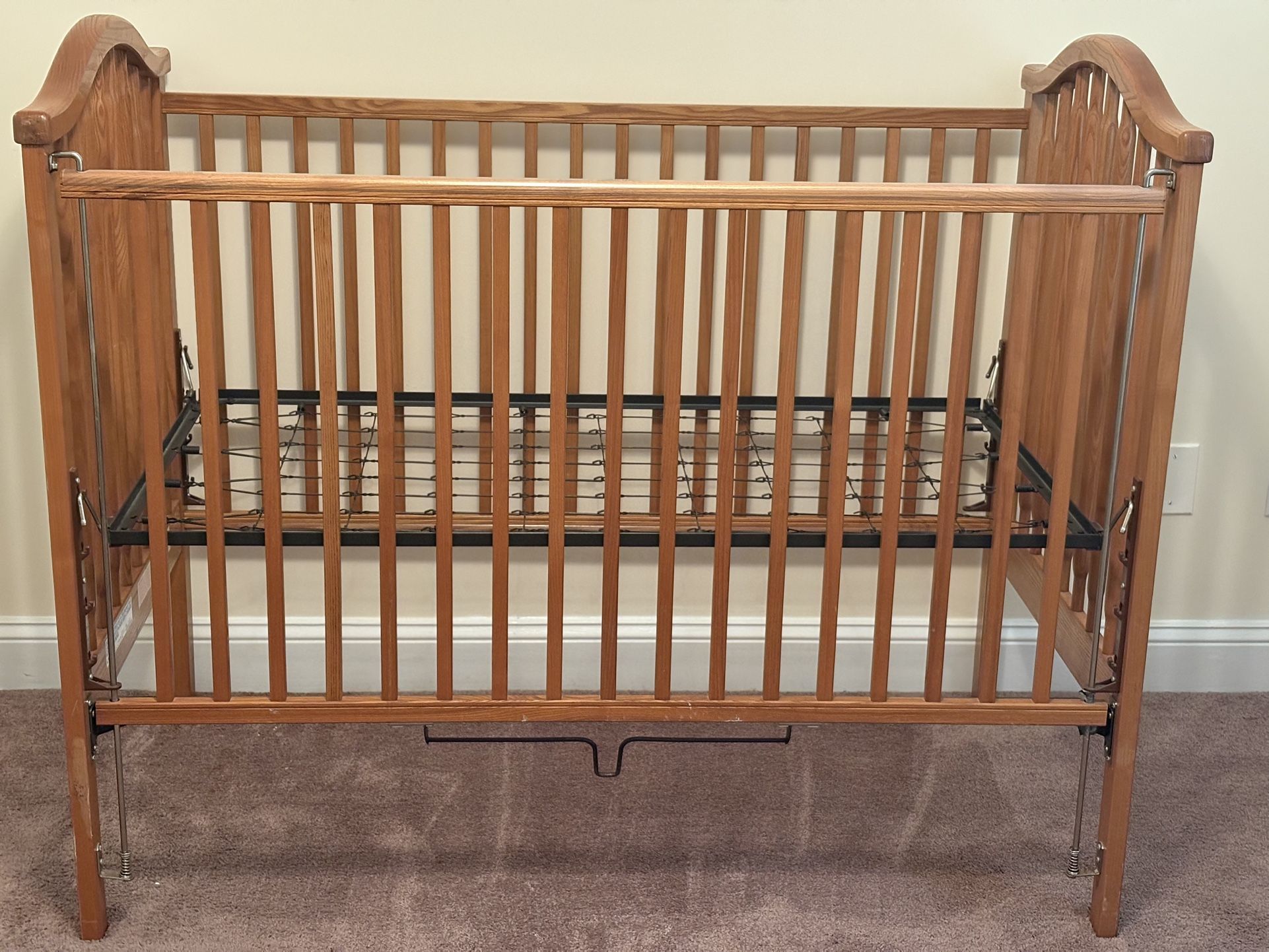 Beautiful Wooden Crib Give Me Your Best Offer (fairly Used) $100