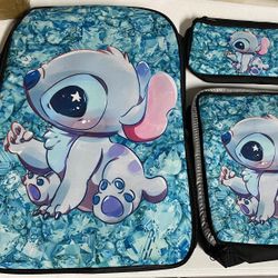Stitch Backpack +lunch Box+pencil Case 