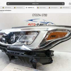 2020-2022 SUBARU LEGACY OUTBACK LEFT DRIVER FULL LED HEADLIGHT OEM 2019 JD108711