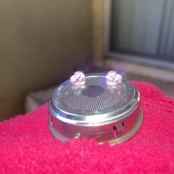 X2 2ct 6mm Pink Diamonds (w/o Cert)