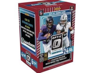 2025 Panini Donruss Optic NFL Football Sealed Red Blaster Box 