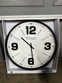 20 inch wall clock