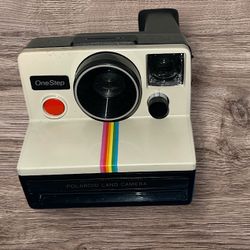 Polaroid SX-70 One Step Land Camera With Strap/Rainbow Stripe