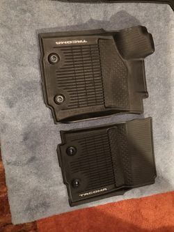 OEM Rubber Floor Mats for Toyota Tacoma 2016-2019