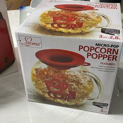 Brand new 3qt microwave popcorn popper