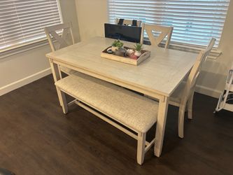 Dining Table Set w/ Bench