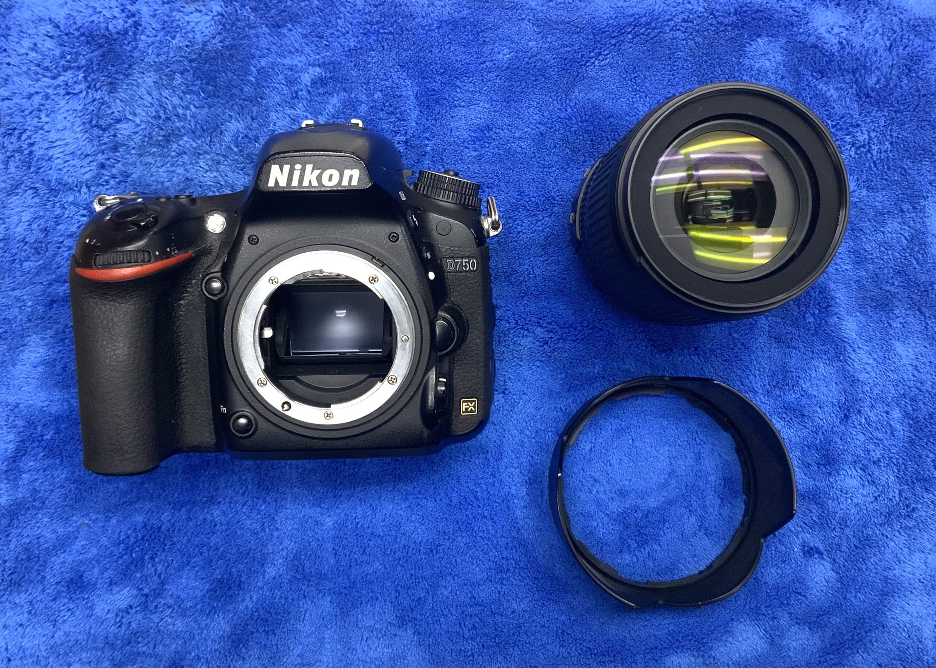 Nikon D750 24.3 Megapixel MP DSLR Camera Cam Shutter 136k Lens Nikkor 18-105mm 1:3.5-5.6 GED Autofocus Wifi Bluetooth Photography Video Record HDMI SD